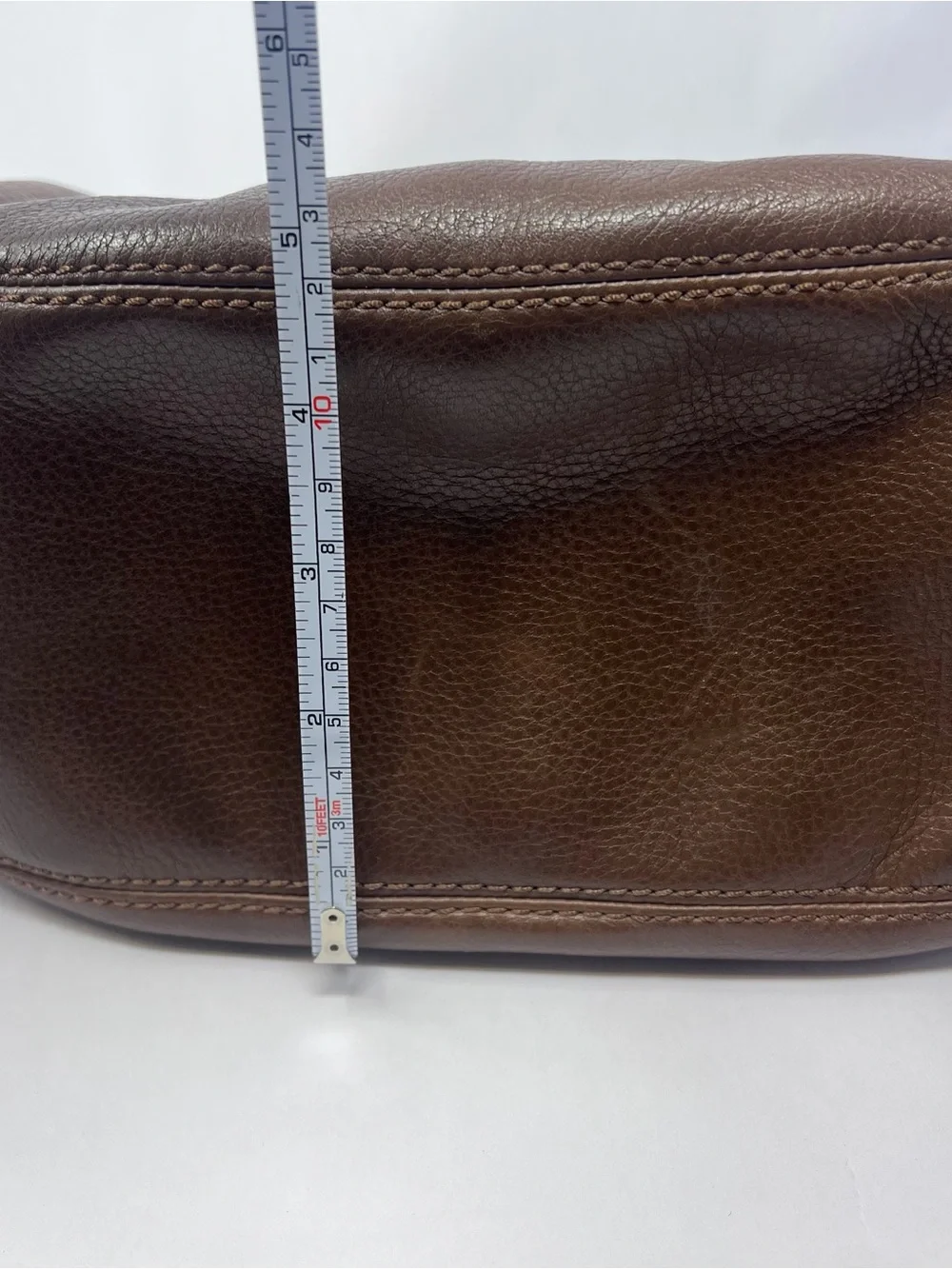 Banana Republic Vintage Brown Leather Hobo Shoulder Bag